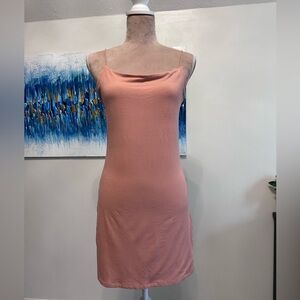 Wilfred Free Aritzia Slip dress, bodycon Dusty Pink Large